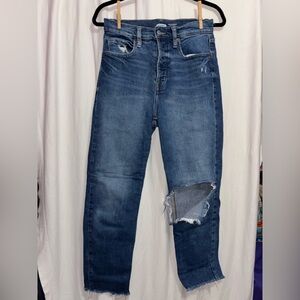 Old Navy Sky-Hi Straight Jeans Size 4